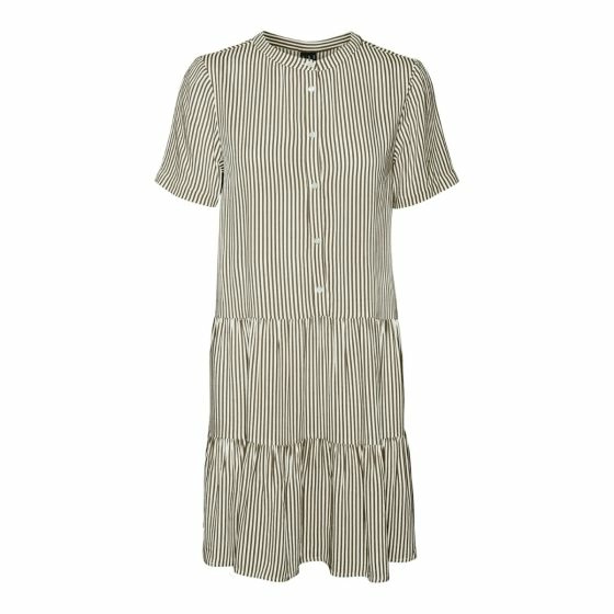 Vero Moda Kjole VMBUMPY SS SHORT DRESS WVN GA
