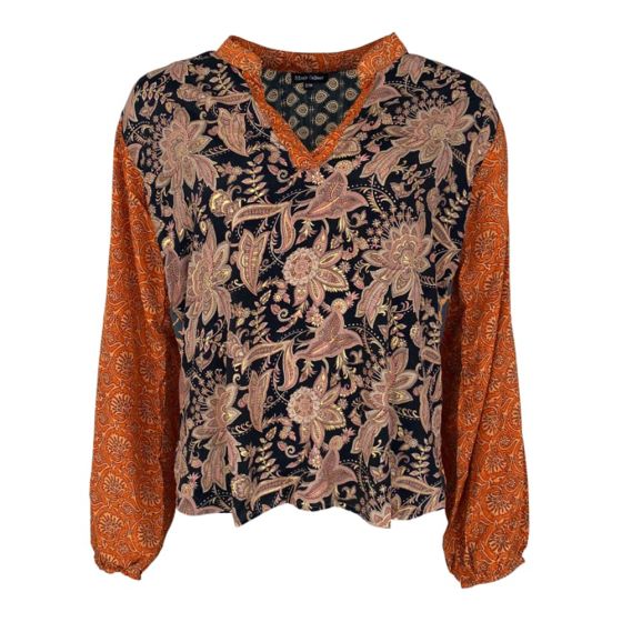 mover Medicinsk malpractice køleskab Black Colour Bluse - Luna Kaftan Blouse