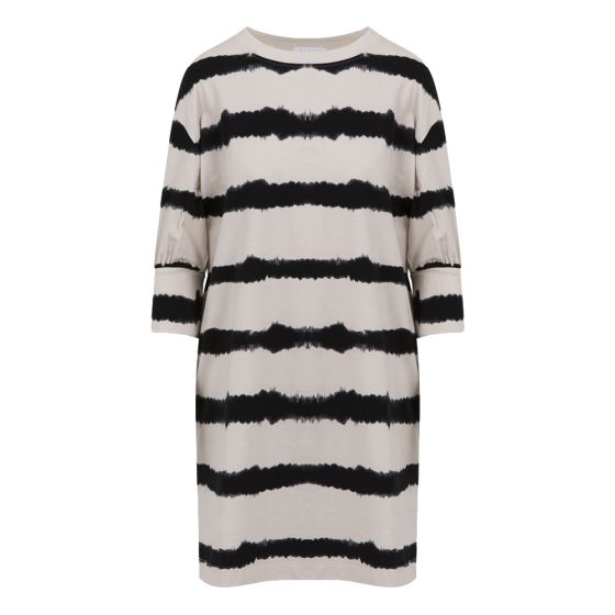 måske illoyalitet tvivl Coster Copenhagen Kjole - Sweatshirt Dress With Indigo Stripe