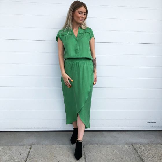 Middelhavet solo Forståelse Coster Copenhangen Dress w. lace and wrap effect