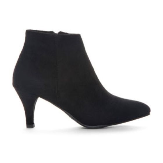 High Heel Ankle Boot Black fra Duffy