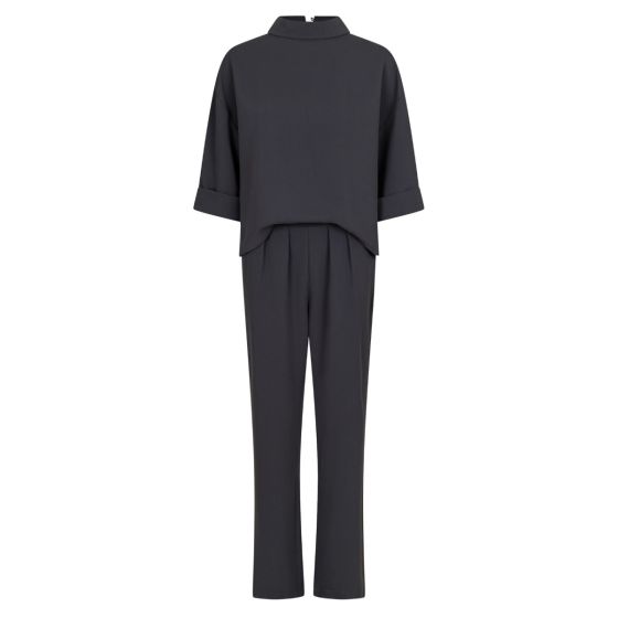 Neo Noir Jumpsuit Arlo Crepe Jumpsuit
