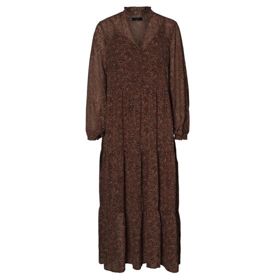 Male fritaget interval Vero Moda Kjole - Alba Flower AOP LS Anclel Dress FX