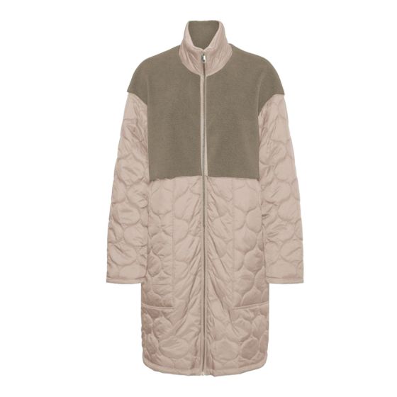 Strømcelle Brun udstrømning VERO MODA JAKKE - VMLUCY TEDDY MIXED COAT LCS