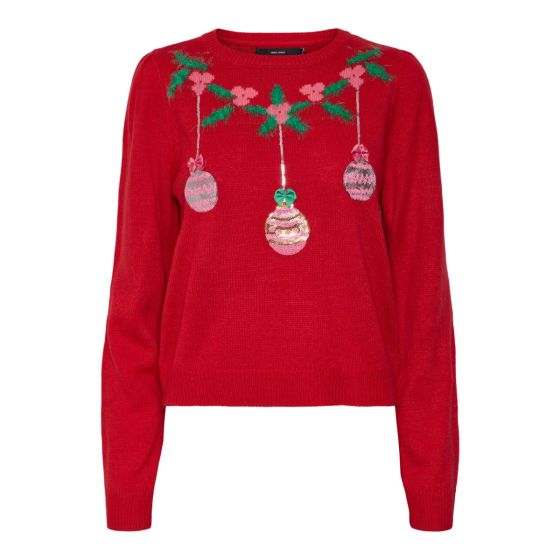 Vero Moda Strik VMChristmas Ball O Neck Blouse Xmas