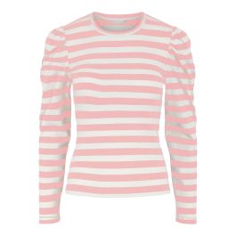 Forladt kompakt dø Pieces Bluse - Anna Striped LS Top
