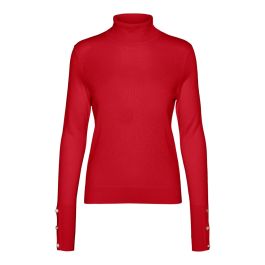 der Etablere konstant VERO MODA BLUSE - VMNEWMILDA LS ROLLNECK BLOUSE